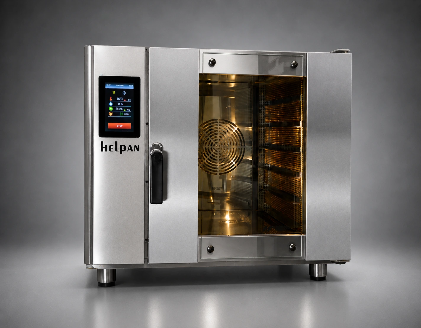 Forno professionale VENTO 6 per 6 teglie 600x400