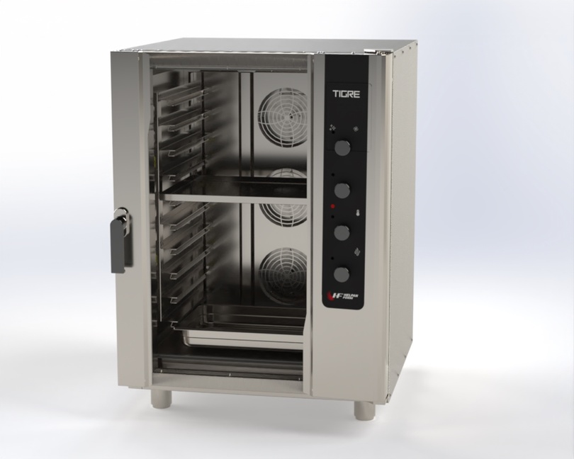 forno a convezione con touch screen e lavaggio VENTO NV 10 con touch screen e lavaggio forno